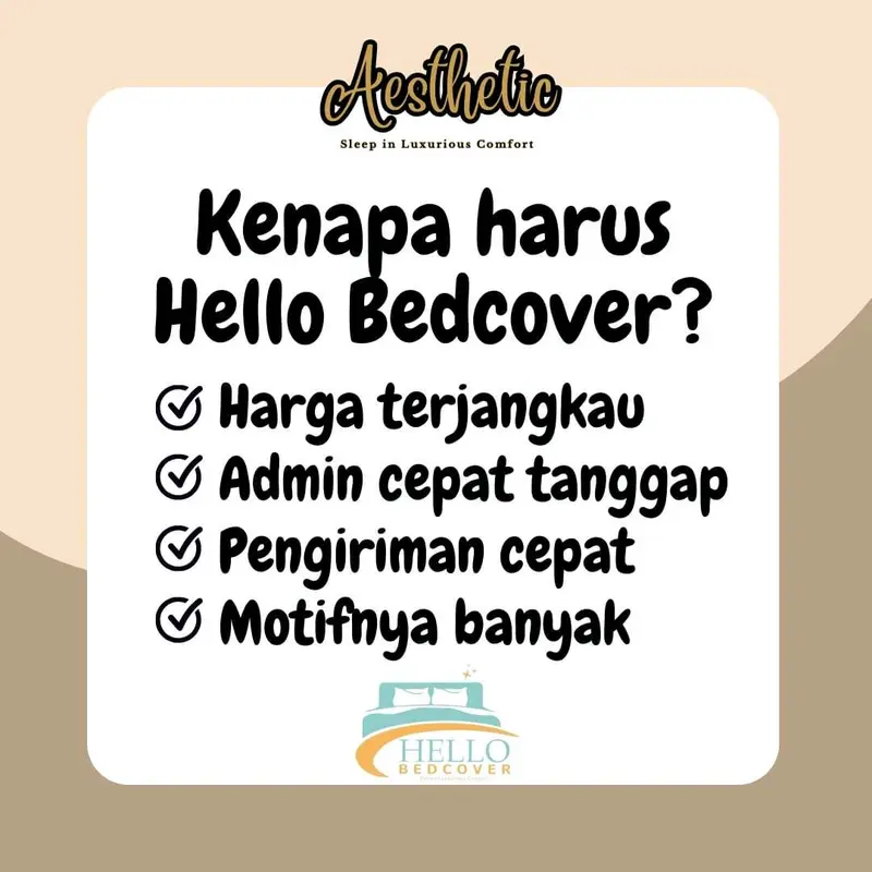 AESTHETIC PROJECT - Fullset Bedcover Motif Panda Biru / Sprei Microtex Disperse Premium - Anti Luntur Hitam 2