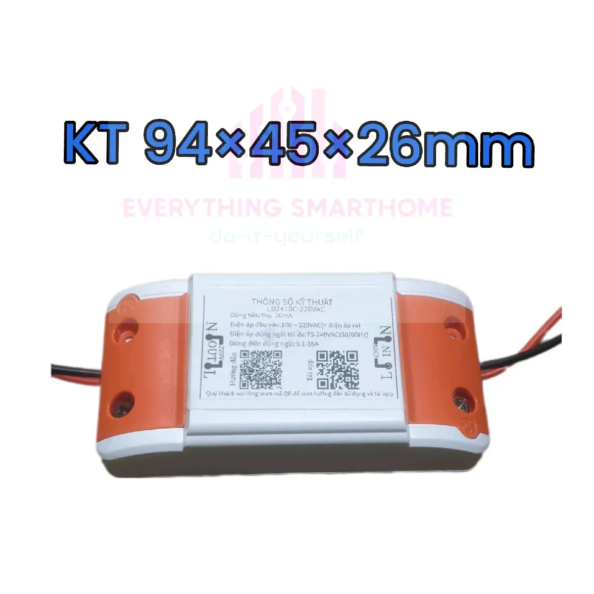 Module cảm biến hiện diện hơi thở nhịp tim LD2410 mới điện áp 220VAC có cảm biến ánh sáng và app điều chỉnh thông số đèn  cảm smart home bảng điều