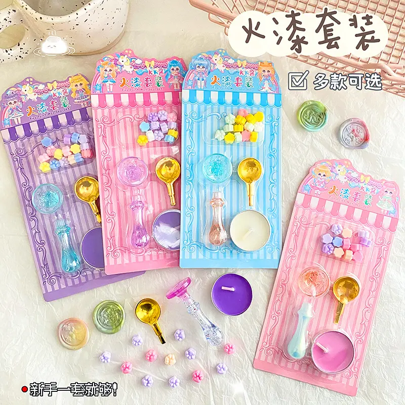 Bộ Con Dấu Sáp Niêm Phong, Bộ Đầy Đủ, Giá Rẻ, Con Dấu Sơn Lửa, Đồ Chơi Công Cụ Thẻ Goo, Thích Hợp Cho Bé Gái Và Trẻ Em, Hàng Mới Về Năm 2024 1