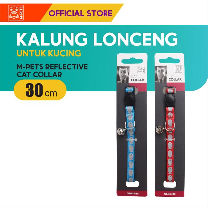 Gambar M-Pets Reflective Cat Collar / Kalung Reflective Kucing Lonceng dari M-Pets Volk Pets Indonesia Kota Tangerang Tokopedia