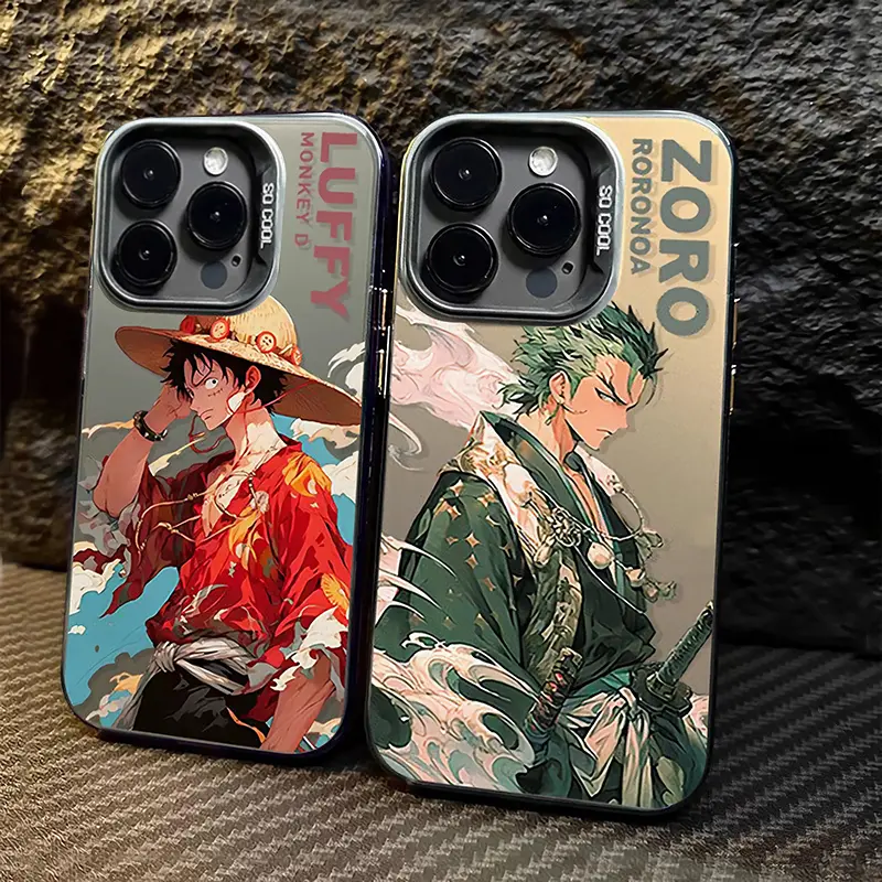 Ốp Điện Thoại Thông Minh Họa Tiết Luffy Anime Hoạt Hình, Thích Hợp Cho iPhone 15, 14, 13, 12, 11ProMax, 7, 8Plus, Xs, XR, Xs Max, 6, 6Plus, Được Làm Bằng Silicon, Chống Sốc, Ốp Cứng Bảo Vệ