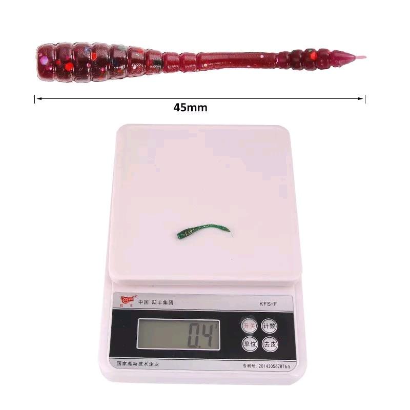 10PCS UMPAN PANCING LURE CASTING SOFTLURE AJIG 4.5CM ULTRALIGHT 2