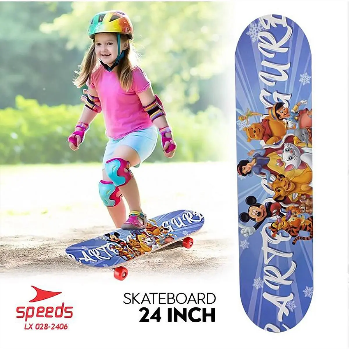 SPEEDS Papan Skateboard 24in Anak  028-2406