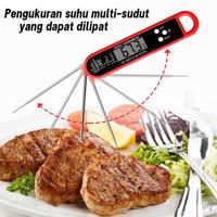 Gambar Vinnatsu 2  Warna  Termometer Makanan Minuman Digital Food Thermometer Pengukur Suhu Daging Steak Kopi Susu Air Roti - Merah dari Vinnatsu official Kab. Tangerang 4 Tokopedia