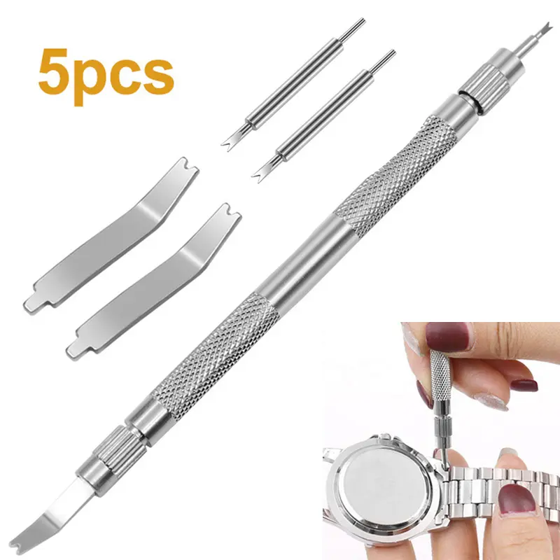 Watch Str Link Repair Tools Professional Adjustable Metal Watch Band Watch Bracelet Link Remover Pin Wrist Str 5pcs 4 Pins