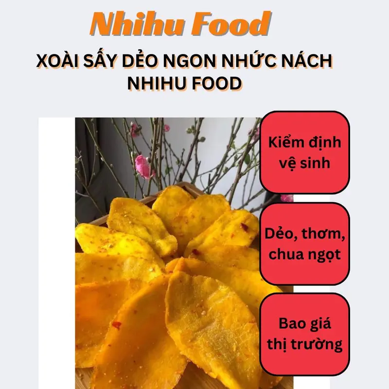 Xoài Sấy Xanh Nhihu Food Thơm Bùi Ngon Nhức Nách 500gam 1