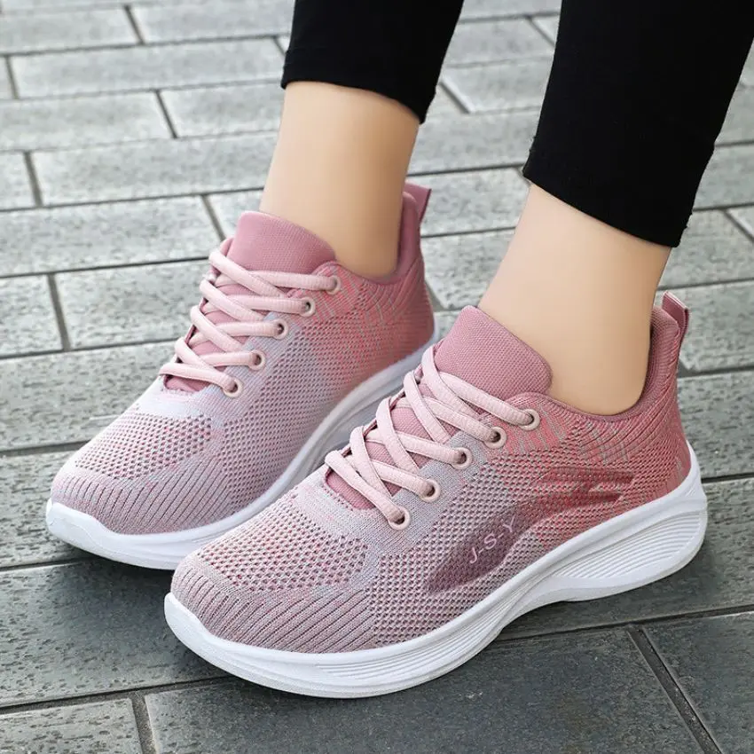 giày siêu nhẹ nữ màu tím+hồng+be đủ size sử dụng chạy bộ,tập gym,chơi thể thao