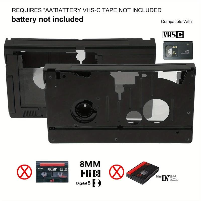 Chuyển đổi Bộ chuyển đổi Cassette Bộ chuyển đổi băng VHS-C Không bao gồm pin Dễ…