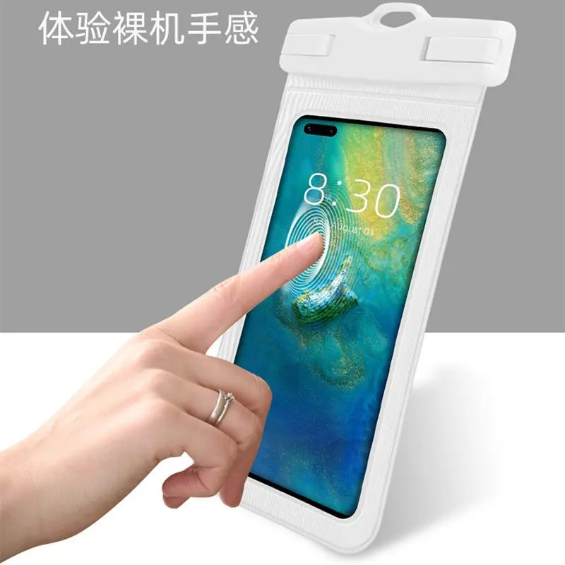 Túi chống nước cho Điện Thoại Di Động, có thể sử dụng màn hình cảm ứng, thích hợp để bơi lội, trôi dạt, chụp ảnh dưới nước, lặn biển, bộ điện thoại chống nước đặc biệt, bao gồm thiết bị 3