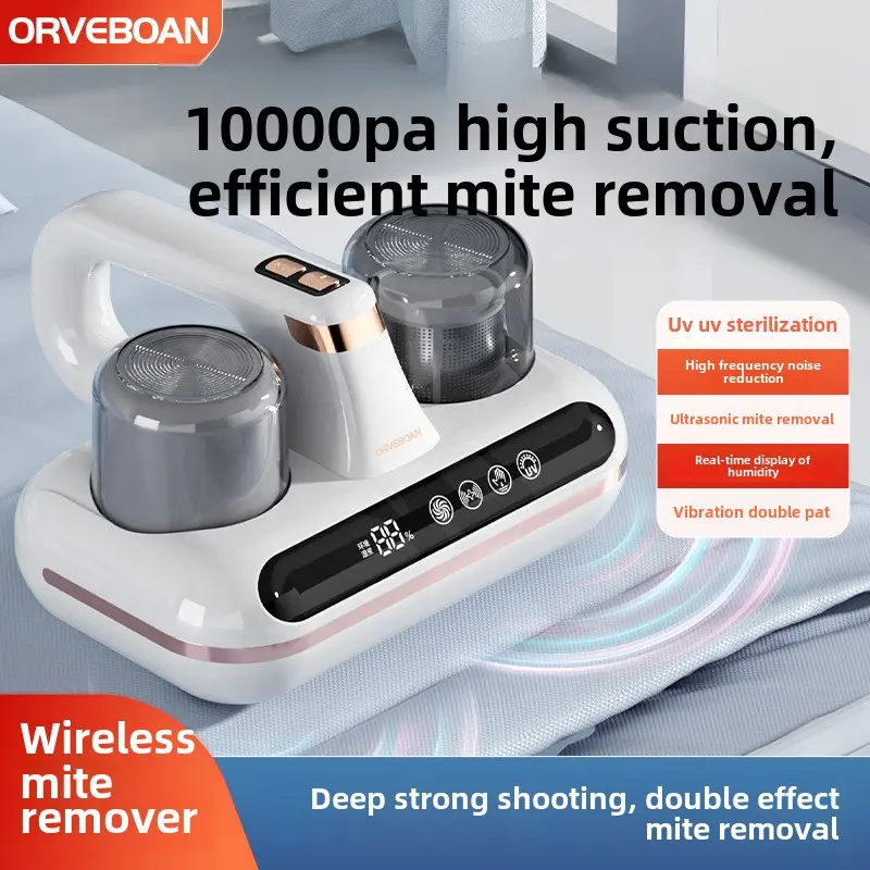 Wireless Mits Instrument Rolling Brush Pat Anti-Mite Artifact UV Bed Large Suction Household Vacuum Cleaner Sterilization Anti-Mite
