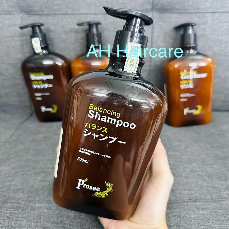 Dầu Gội Xả Balancing PROSEE 500ml giảm rụng gàu bết tóc chính hãng DMC hương thơm dài lâu