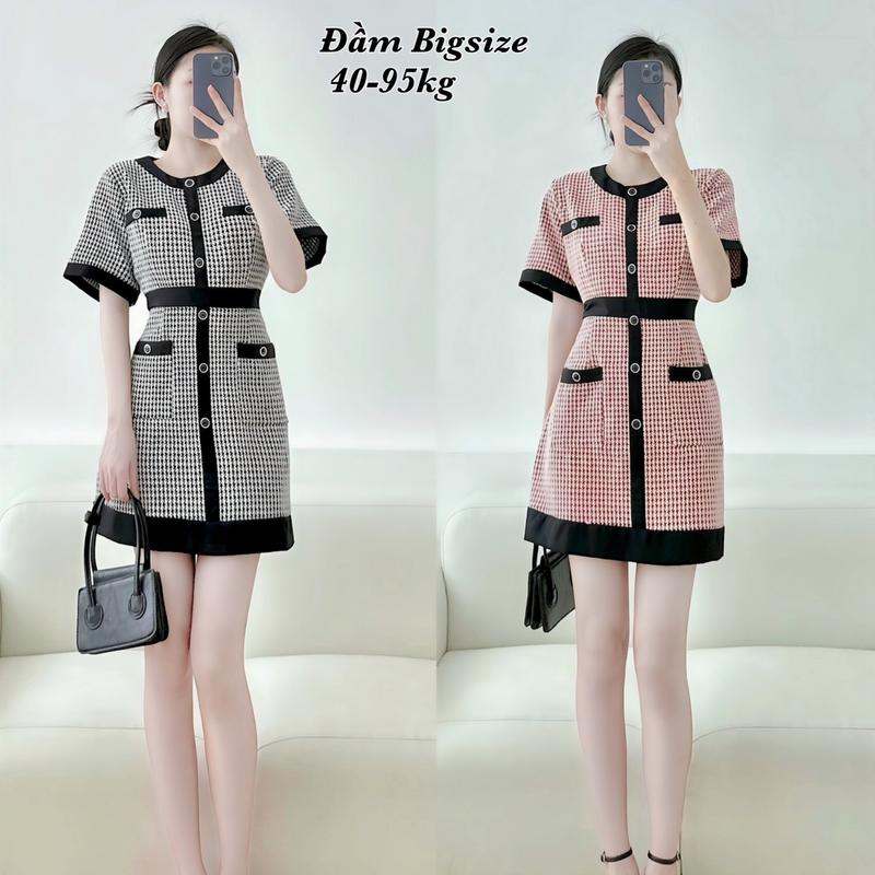 Thời Trang Bigsize - Váy Đầm Bigsize Thiết Kế Dự Tiệc Nữ Cao Cấp Xinh Đẹp Sang Trọng Dễ Thương Giá Rẻ 40-95kg ennhobigsize Voan Dress Đầm Dạ đi tiệc set dạ big size noel Đen - 2133