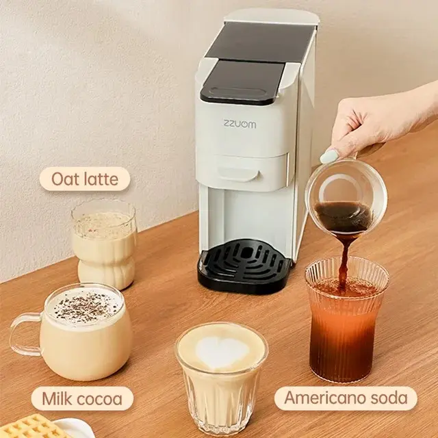 ZZUOM Mesin Kopi Espresso 3 in 1 Coffee Maker 20 Bar 1350W 700ml 1