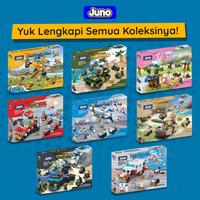 Gambar Mainan Balok Juno 8732-1A | Construction Drone 6in1 | Mainan Balok Drone Helicopter 6in1 - Guard SUV dari Juno Toys_NEW Kota Surabaya 5 Tokopedia