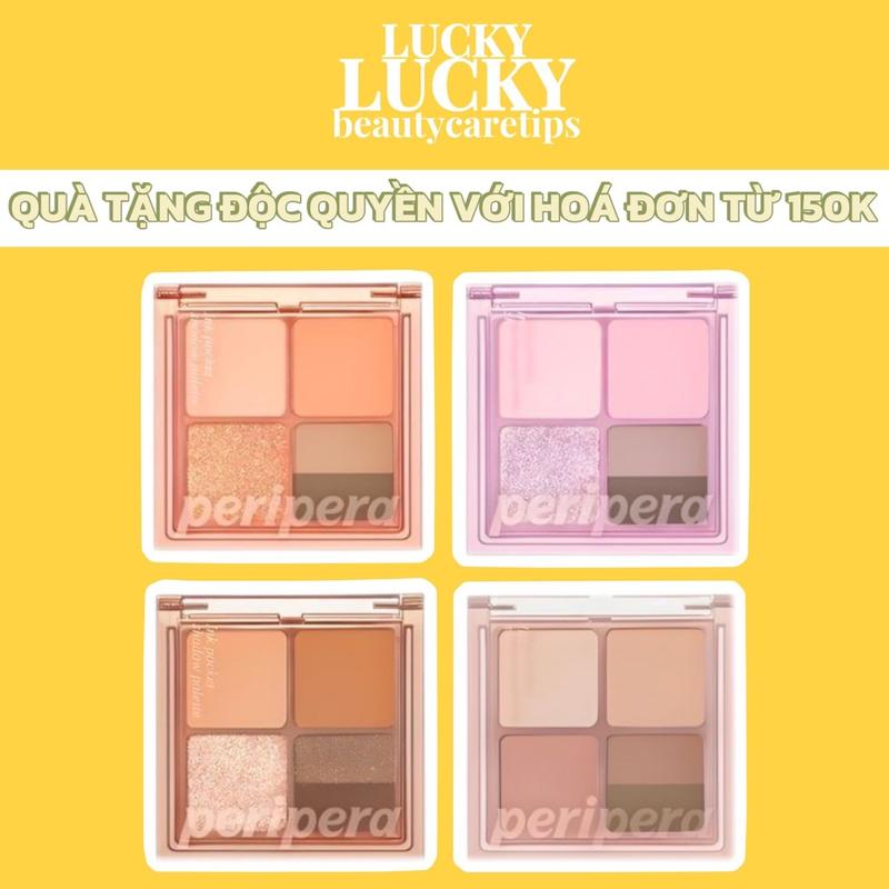 Bảng phấn mắt 4 ô Peripera Cake Soda kết hợp với màu mắt nữ phấn mắt Mỹ phẩm Cosmetic Trang Điểm Women