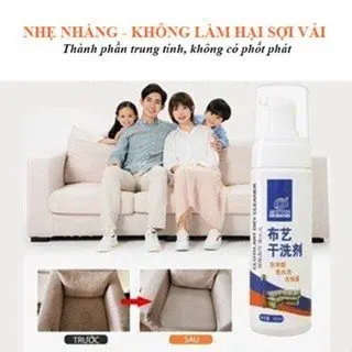 Bình Xịt Vệ Sinh Sofa LKB 200ml - Tẩy Sạch Vết Bẩn Sofa Vải, Dạ, Nhung, Rèm Cửa, Thảm, Ghế Ô Tô, Xe Hơi 1