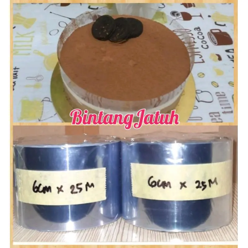 Plastik Mika Pinggiran Cake 6 Cm x 25 M Kitchenware