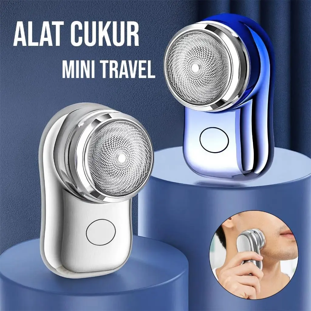Alat Cukur Pria Untuk Jenggot Kumis Mini Portable Shaver USB Charging Pencukur Serbaguna TX-19