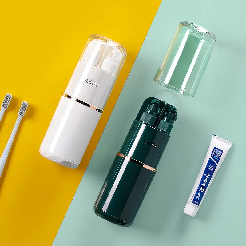 Travel Toiletries Kit / Tempat Sikat Gigi / Tempat Sabun / Botol Sabun Portable Organizer Travel