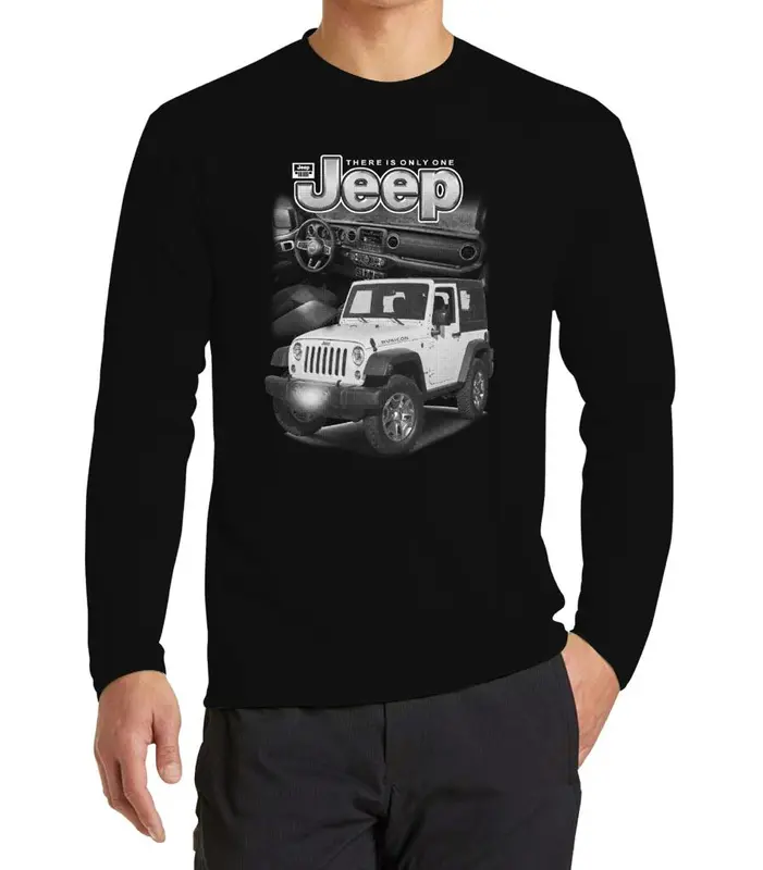 T&Astore-BAJU KAOS LENGAN PANJANG-KAOS MOTIF JEEP KEREN MODEL TERBARU-REAL PICT 0