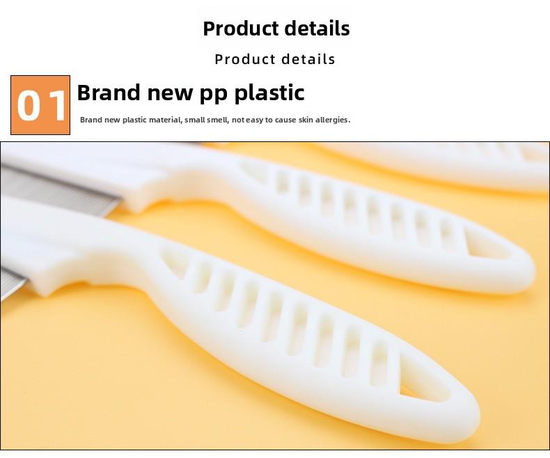Product Introduction of Cat Dog Comb Knot Opening Float Hair Cleaning Artifact Pet Self-Cleaning Comb Comb Long Hair Massage Knot Hair Removal Special 2
