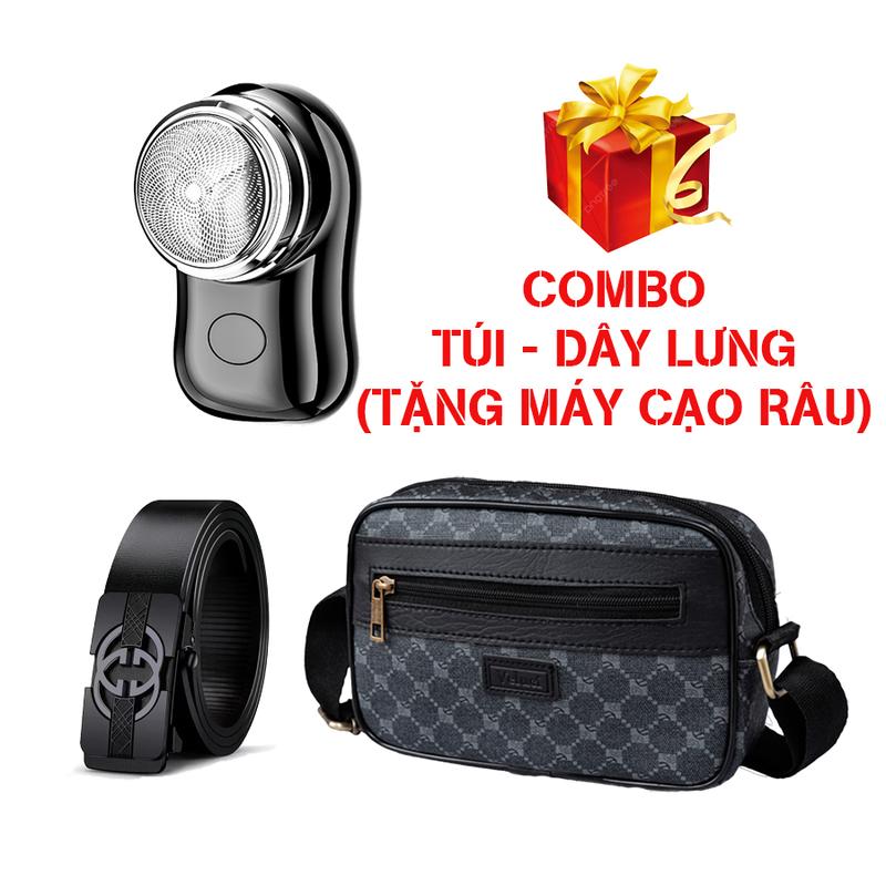 Tặng máy cạo râu Túi đeo chéo Veluci cao cấp và thắt lưng thời trang 30RG