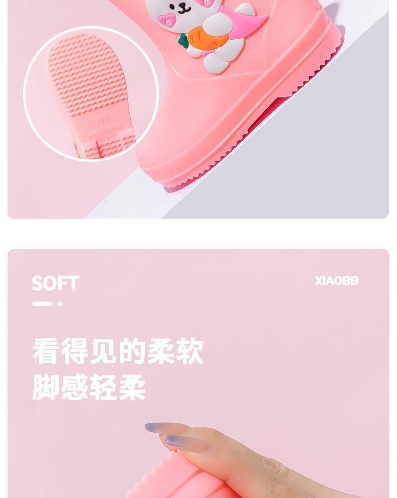 Product Introduction of Ủng đi mưa cho trẻ em, dành cho trẻ em từ 1-7 tuổi, Giày đi mưa cho bé trai và bé gái, Sử dụng kép, Không trơn trượt, Thích hợp cho em bé, Không thấm nước, Giày đi mưa cho trẻ em, Giày cao su tất cả các mùa 10