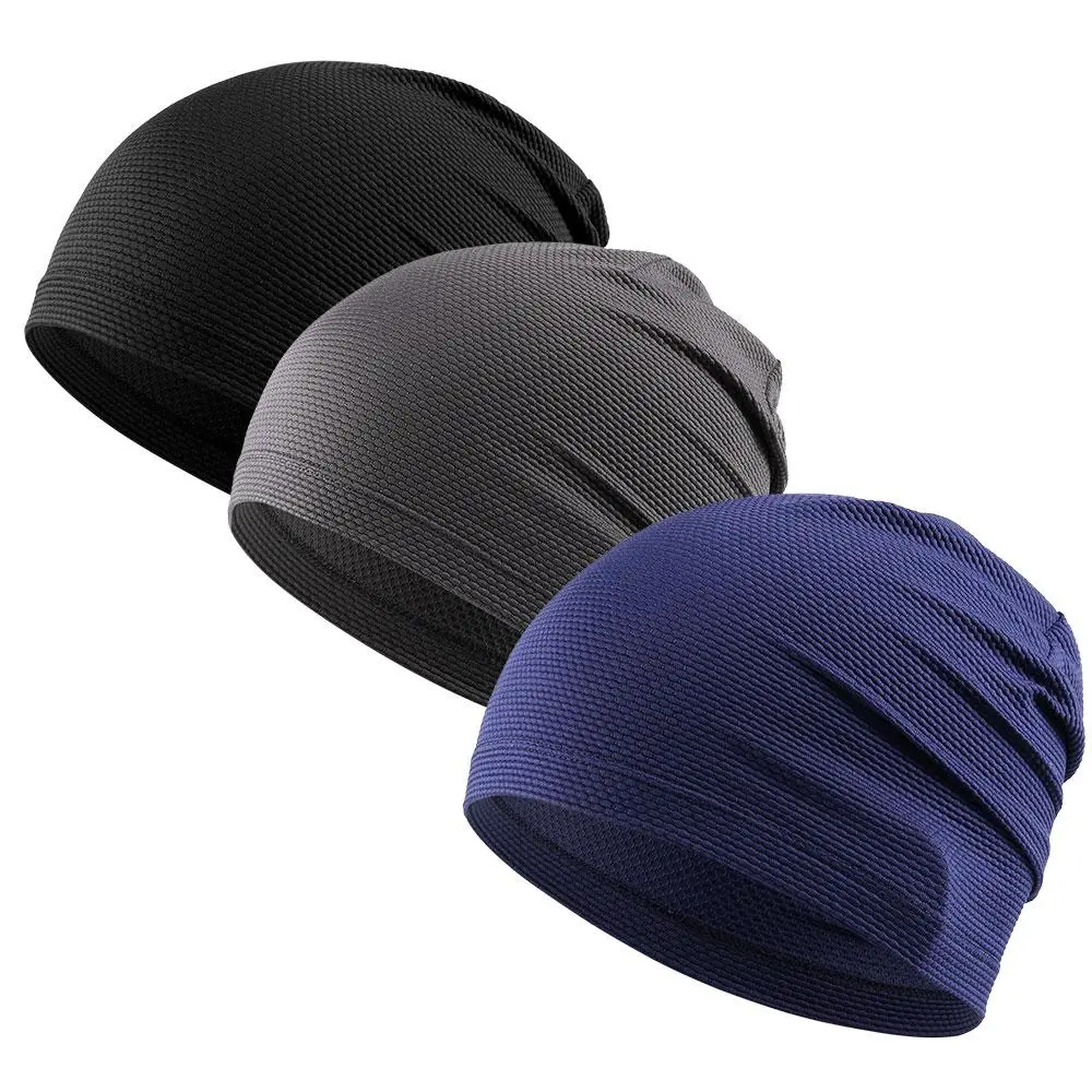 Outdoor Hat, 3 Counts/set Breathable Ice Cool Quick-drying Stacking Cap, Sports Accessories for Travel Running Cycling Hiking Men Women, Christmas Gift