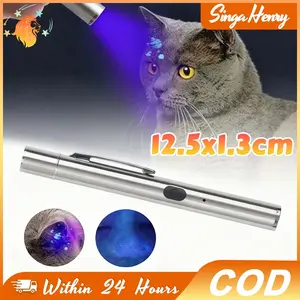 365nm Lampu UV Portable Untuk Mendeteksi Racun Jamur Pada Bahan Makanan Sinar Fluoresensi Biru Hijau