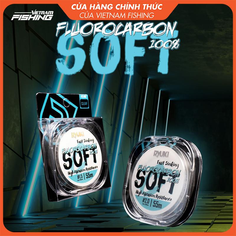  Dây Câu RYUKI Fluorocarbon Soft 