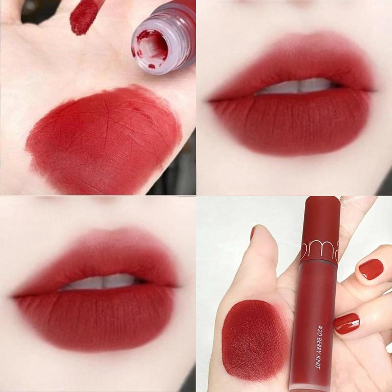 Son Kem Lì Zero Màu 20 Đỏ Berry Trầm Son Zero Velvet Tint 20 Berry Knit : Đỏ Berry Trầm