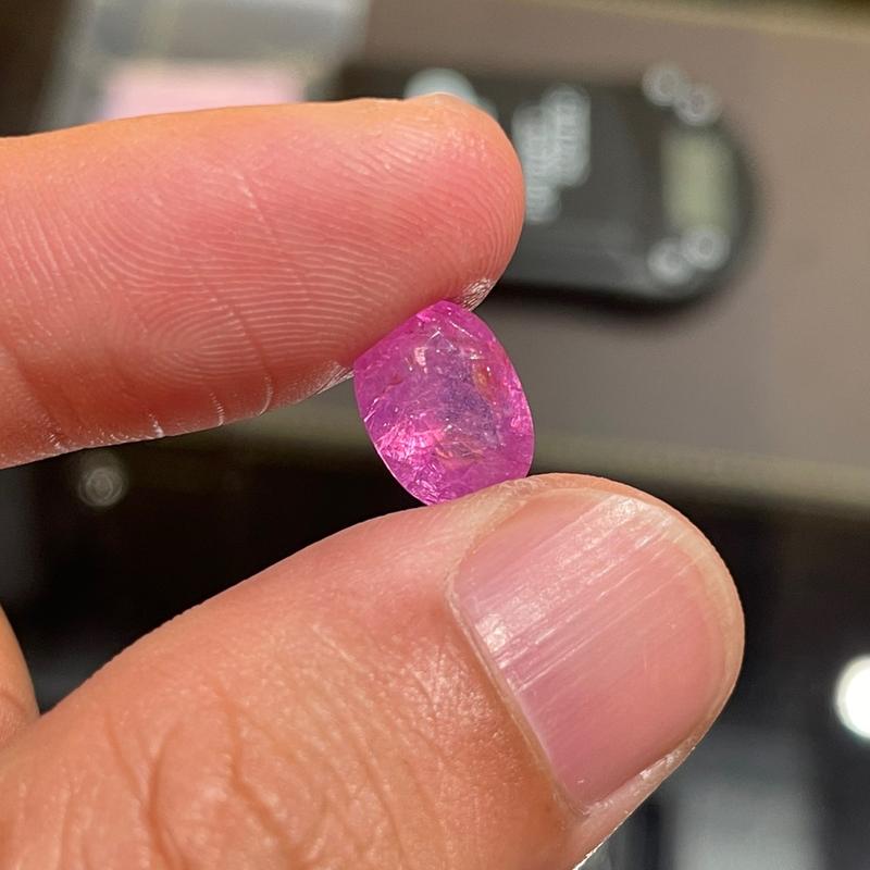 Đá quý Ruby facet. Lục Yên, YB. Tự nhiên, ko xử lý 3