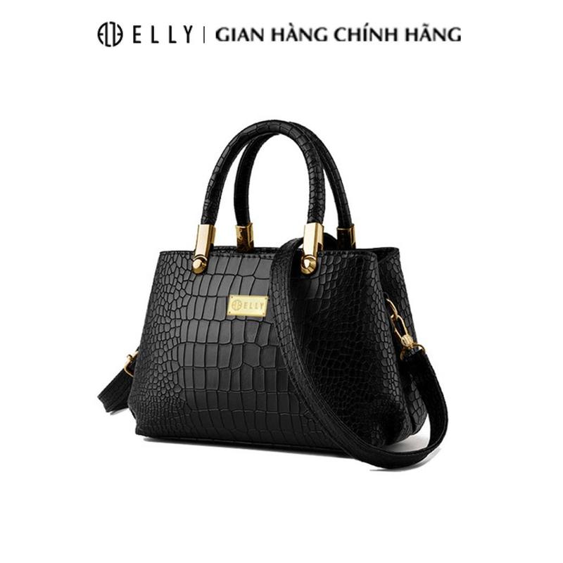  ELLY Túi Xách Đeo Vai Da Nữ Vân Da Cá Sấu Sang Trọng – EL21 