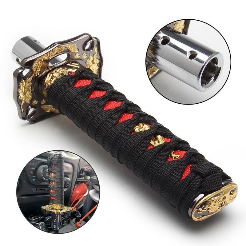 150/200mm JDM Katana shift knob Samurai Sword shift knob, with 4 adapters, suitable for most manual and automatic car decoration accessories 3