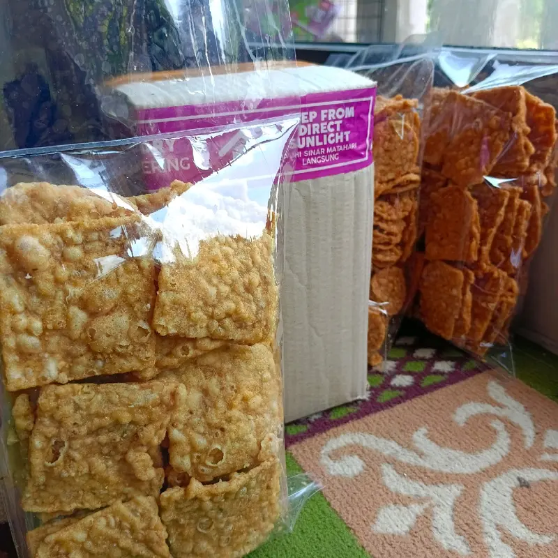 keripik tempe goreng khas bandung aneka rasa 500gr Camilan 8