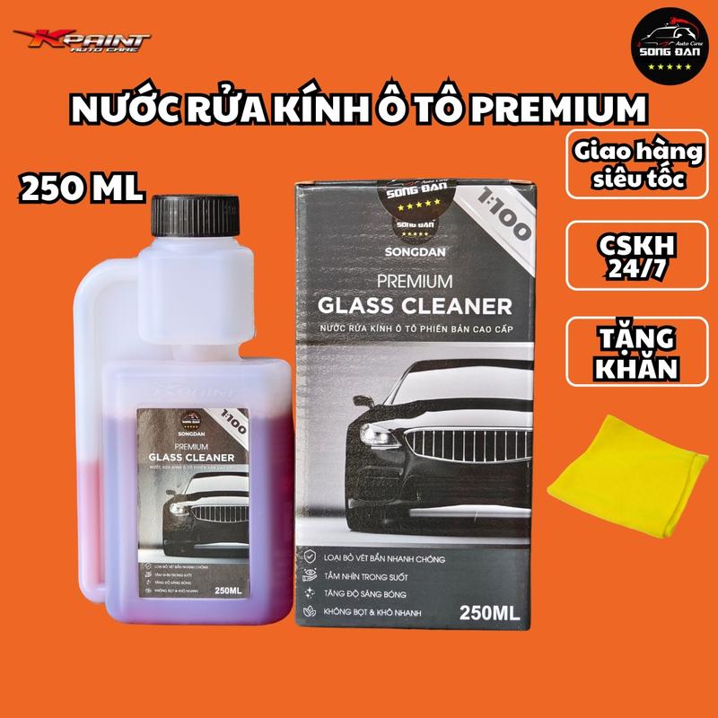 Nước Rửa Kính Ô Tô SONG ĐAN phiên bản cao cấp 250ml ( màu cam vàng ) nuoc ruakinhoto