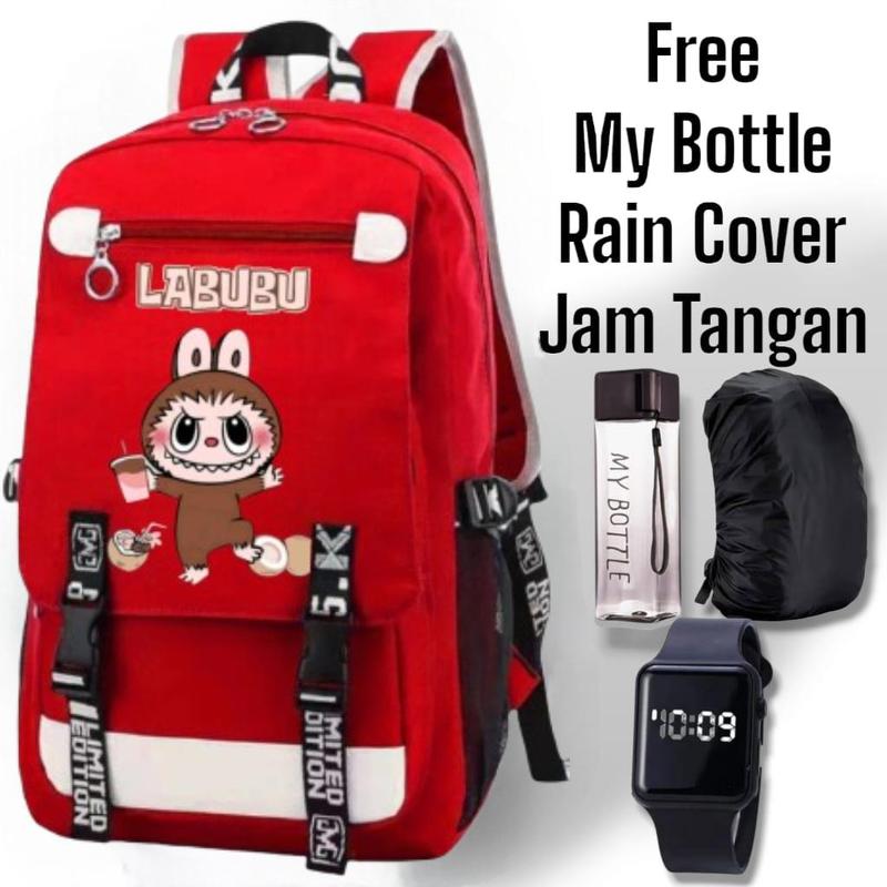 Product Introduction of HS - TAS SEKOLAH ANAK SD TK PAUD LAKI LAKI PEREMPUAN BONEKA LABUBU TAS RANSEL SEKOLAH ANAK TAS LABUBU TAS SEKOLAH SD CEWEK FASHION TERBARU BANYAK BONUSNYA 15