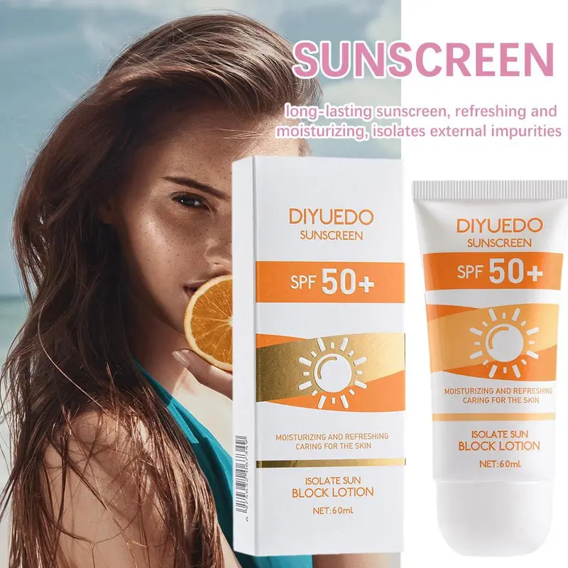 Kem Dưỡng Da Chống Nắng, DIYUEDO, SPF50 + PA + + +, Chống Tia UV, Dưỡng Ẩm, Không Nhờn, Thích Hợp Cho Toàn Thân, Công Suất Cao 2
