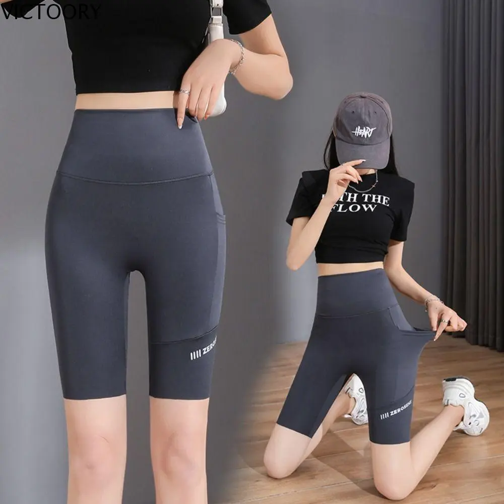 Quần Legging Eo Cao Có Túi Cho Nữ, Quần Lửng Yoga Mềm Mại Và Thoáng Khí Để Giảm Béo, Không Đường May, Kiểm Soát Bụng, Để Đạp Xe Sport