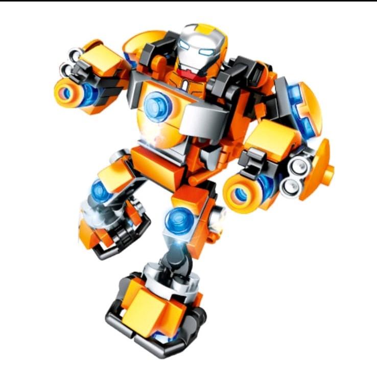 Mainan anak action figure Avengers Ironman War Machine Brick Avengers Ironman Toy 3