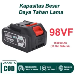 98Vf 15000mAh Baterai Li-ion Bor Baterai Tangan/alat-alat Listrik/Makita Alat Bor Isi Ulang