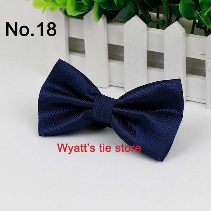Product Introduction of $ Bow Tie Men's Polyester Jacquard Bow Tie Hidden Check Fine Texture Bow Tie Korean Style British Wedding Bow Tie 18