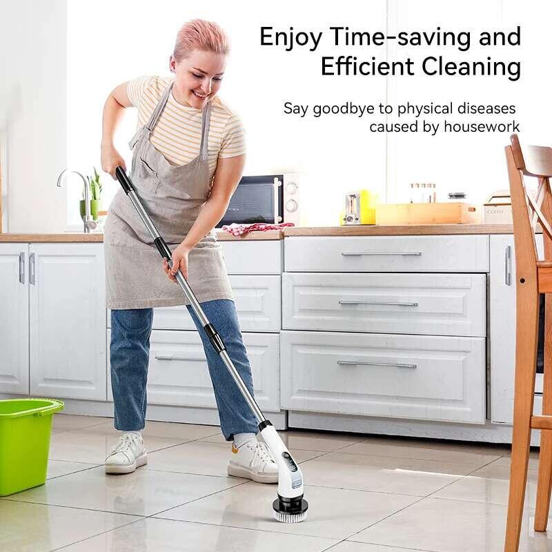 Cordless Cleaning Brush 7-in-1 Bathroom Window Electric Spin Cleaner Kitchen Toilet Automotive Household Rotate Clean 5