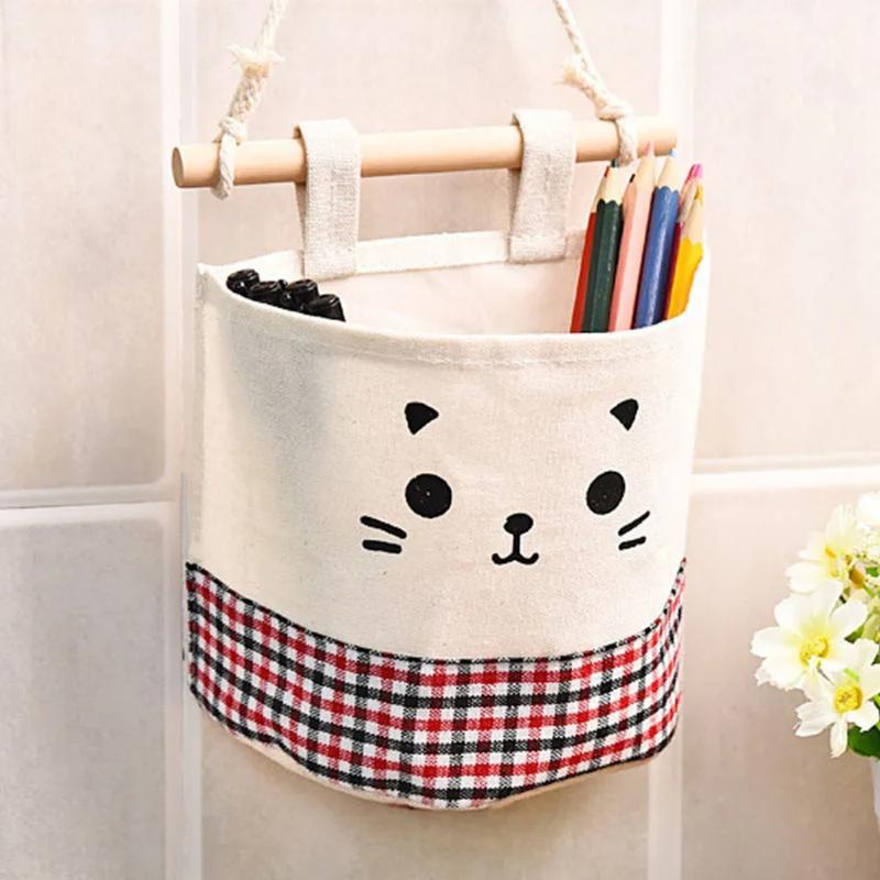 Product Introduction of Túi Đựng Đồ Treo Tường, Túi Sắp Xếp Mèo Hoạt Hình, Túi Treo Tủ Quần Áo, Hộp Đựng Mỹ Phẩm, Cửa Cotton, Tủ Quần Áo Treo Tường 25