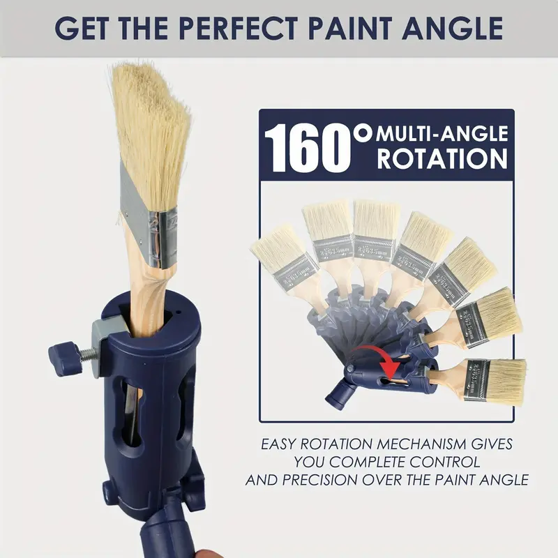 Paint Roller Extension Pole, Multi-angle Paint Brush Extension Tool, Hand Tool Accessories For High Ceilings 7