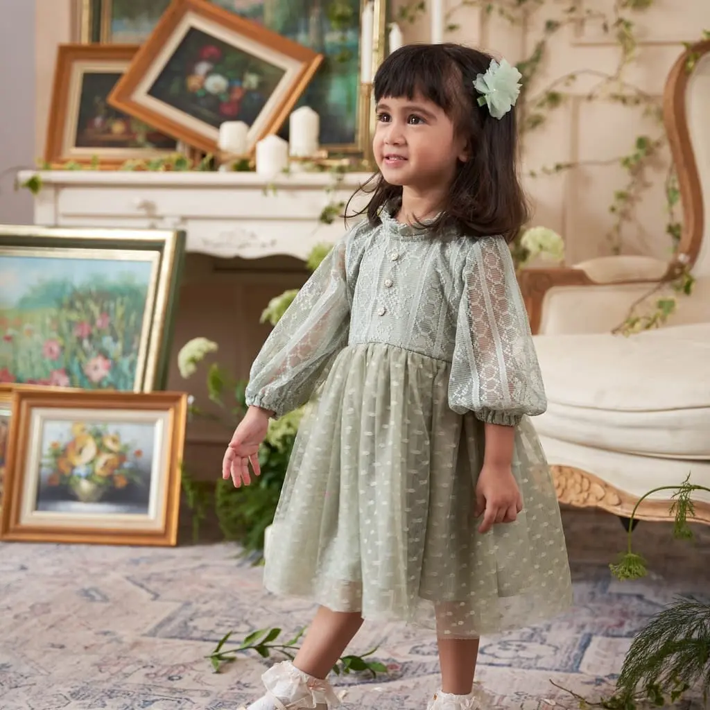 MOONJOY MARITZA DRESS - Dress anak perempuan dress pesta kondangan