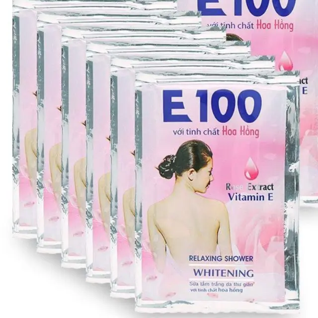 60-120-240gói Sữa tắm e 100 mỗi dây 24gói Dưỡng Body Nữ Women Dưỡng Da Body Dưỡng Da Làm Đẹp Da