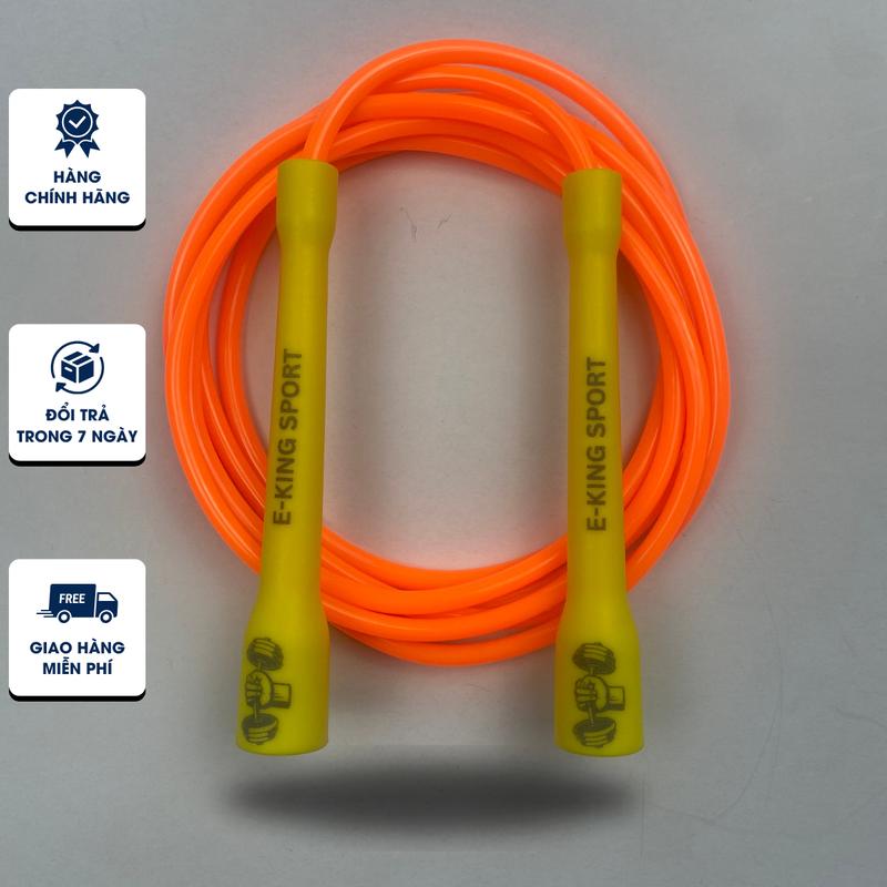 [E-King Sport]Dây Nhảy Tốc Độ PVC 6mm - Dài 3M - Nặng 140gram - Dây Boxing - Muay Thái - GYM