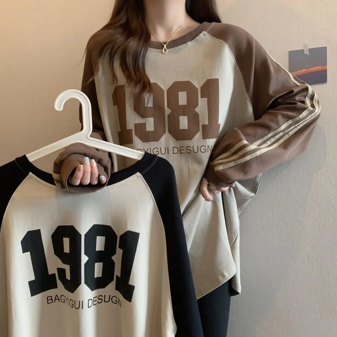 Sweater Setengah Panjang, Pakaian Wanita, Musim Bunga, Nipis, Longgar, Pelangsingan Badan, Saiz Besar, Gaya Kasual, Atasan Kot Setengah Panjang, untuk Wanita