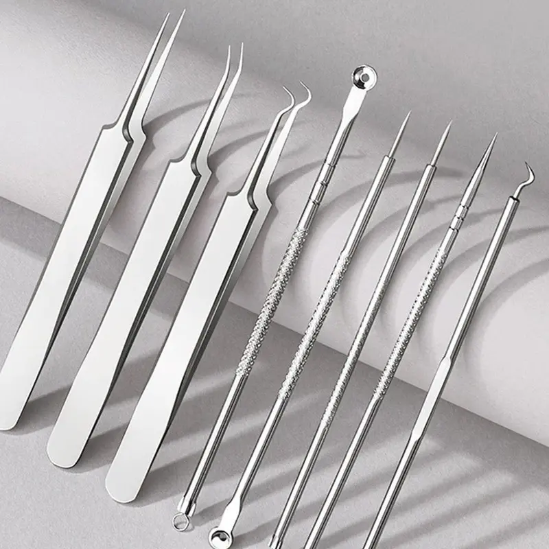 German Ultra-fine No. 5 Cell Pimples Blackhead Clip Tweezers Beauty Face Salon Special blackhead remover Acne Needle Tool